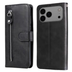 Custodia in pelle con cerniera per iPhone 16 Pro Max e Pro