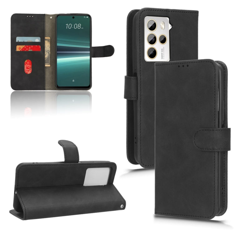 Custodia per telefono in pelle con vibrazione magnetica Skin Feel, For HTC U24 Pro, For HTC U23 Pro
