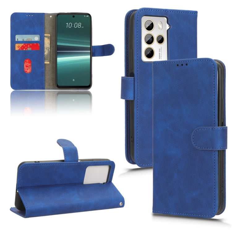 Custodia per telefono in pelle con vibrazione magnetica Skin Feel, For HTC U24 Pro, For HTC U23 Pro