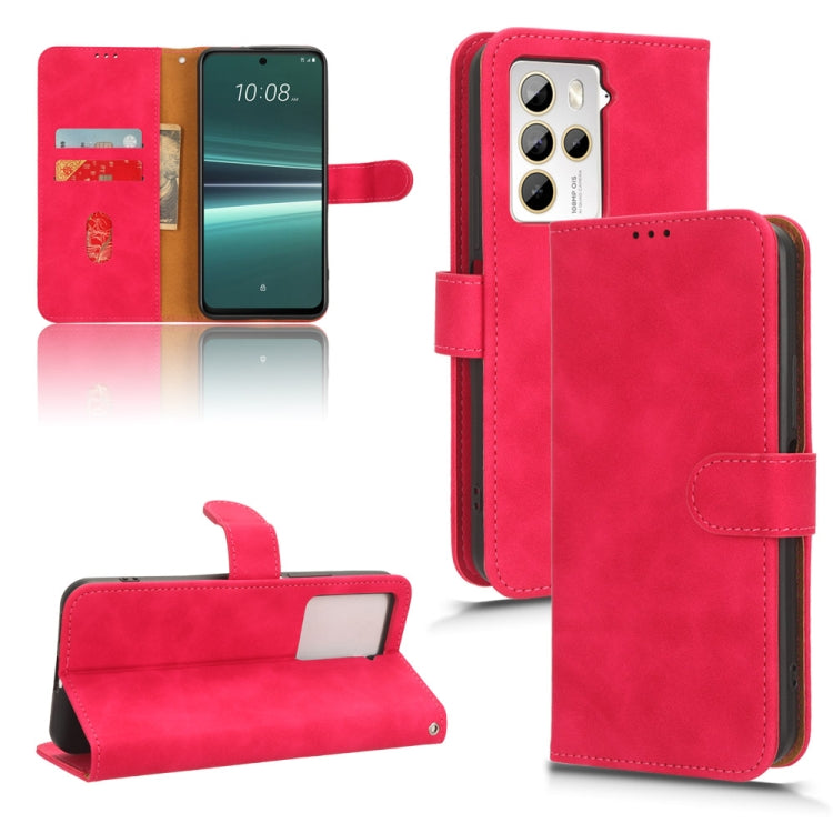 Custodia per telefono in pelle con vibrazione magnetica Skin Feel, For HTC U24 Pro, For HTC U23 Pro