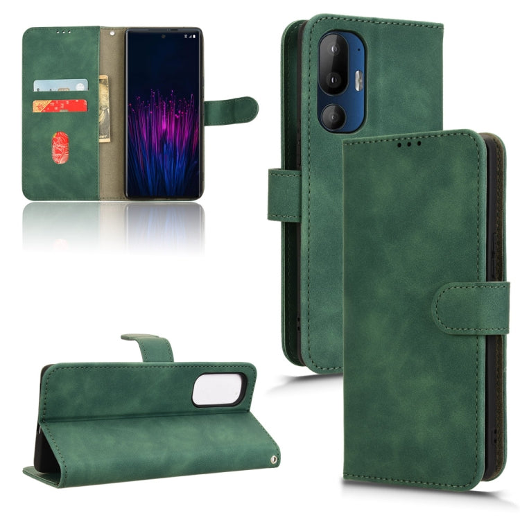 Custodia per telefono in pelle con vibrazione magnetica Skin Feel, For HTC U24 Pro, For HTC U23 Pro