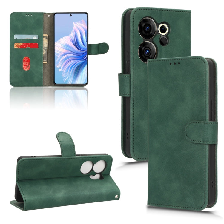 Custodia per telefono in pelle con vibrazione magnetica Skin Feel, For Tecno Pova 5 Pro, For Tecno Pova Neo 3, For Tecno Pova 5, For Tecno Camon 20 Premier