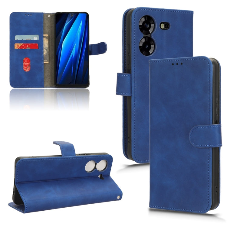 Custodia per telefono in pelle con vibrazione magnetica Skin Feel, For Tecno Pova 5 Pro, For Tecno Pova Neo 3, For Tecno Pova 5, For Tecno Camon 20 Premier