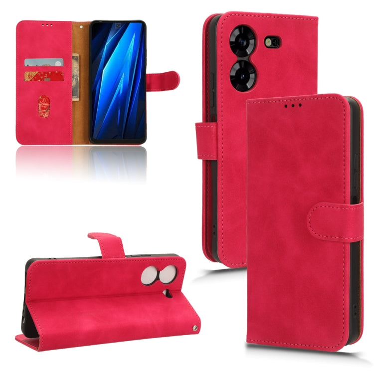 Custodia per telefono in pelle con vibrazione magnetica Skin Feel, For Tecno Pova 5 Pro, For Tecno Pova Neo 3, For Tecno Pova 5, For Tecno Camon 20 Premier