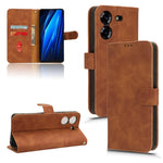 Custodia per telefono in pelle con vibrazione magnetica Skin Feel, For Tecno Pova 5 Pro, For Tecno Pova Neo 3, For Tecno Pova 5, For Tecno Camon 20 Premier