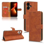 Custodia per telefono in pelle con vibrazione magnetica Skin Feel, For Tecno Pova 5 Pro, For Tecno Pova Neo 3, For Tecno Pova 5, For Tecno Camon 20 Premier