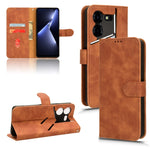 Custodia per telefono in pelle con vibrazione magnetica Skin Feel, For Tecno Pova 5 Pro, For Tecno Pova Neo 3, For Tecno Pova 5, For Tecno Camon 20 Premier