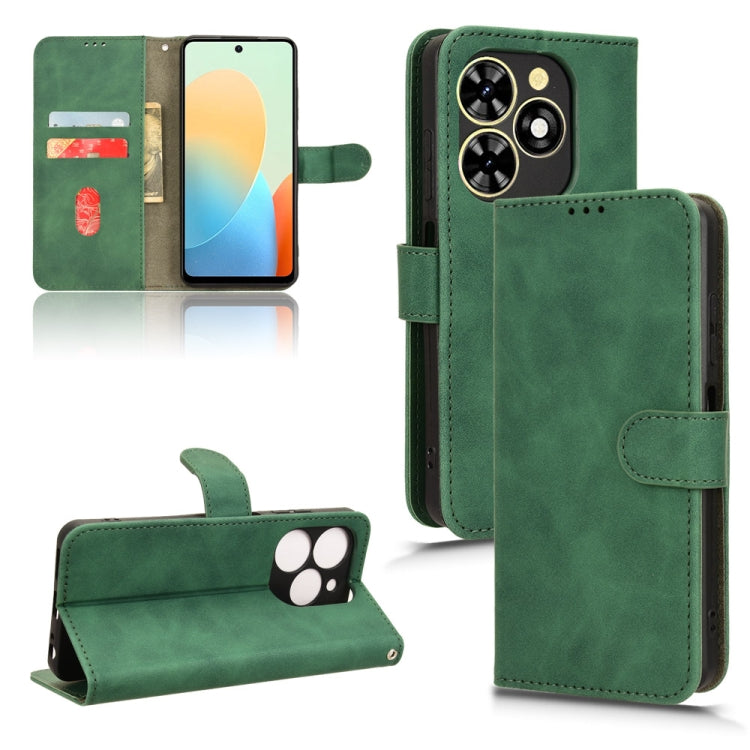 Custodia per telefono in pelle con vibrazione magnetica Skin Feel, For Tecno Camon 30 4G, For Tecno Spark 20 Pro, For Tecno Spark 20, For Tecno Pop 8