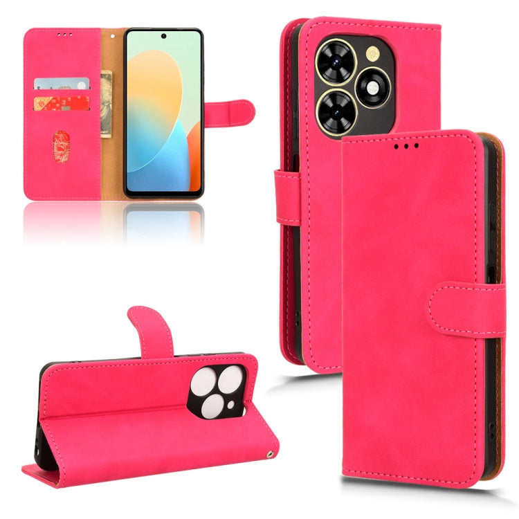 Custodia per telefono in pelle con vibrazione magnetica Skin Feel, For Tecno Camon 30 4G, For Tecno Spark 20 Pro, For Tecno Spark 20, For Tecno Pop 8