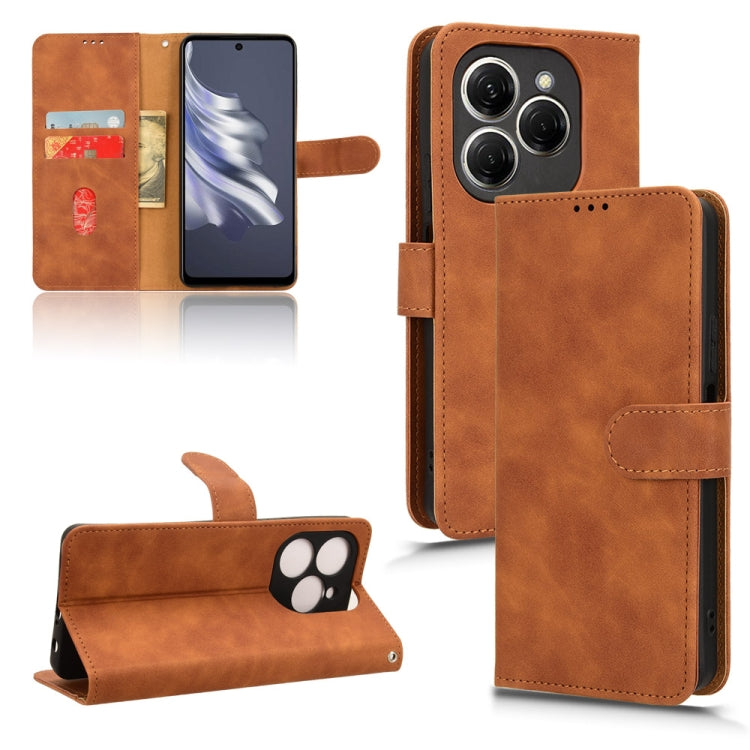 Custodia per telefono in pelle con vibrazione magnetica Skin Feel, For Tecno Camon 30 4G, For Tecno Spark 20 Pro, For Tecno Spark 20, For Tecno Pop 8