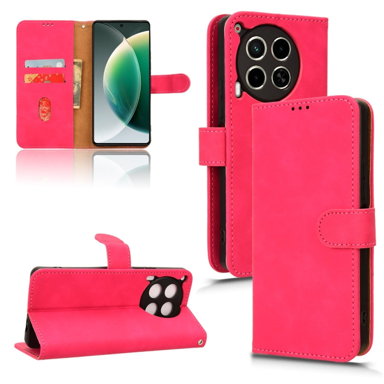 Custodia per telefono in pelle con vibrazione magnetica Skin Feel, For Tecno Camon 30 4G, For Tecno Spark 20 Pro, For Tecno Spark 20, For Tecno Pop 8