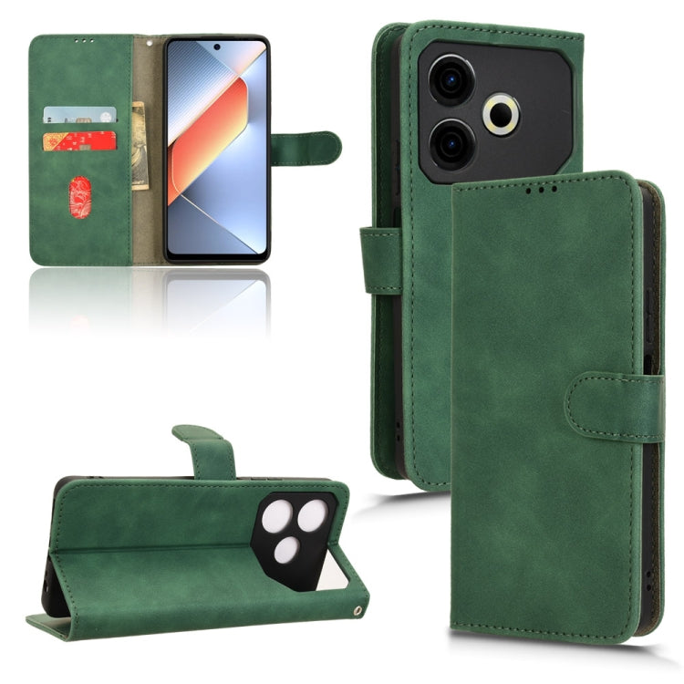 Custodia per telefono in pelle con vibrazione magnetica Skin Feel, For Tecno Pop 9, For Tecno Spark Go 5G, For Tecno Camon 30S Pro, For Tecno Pova 6 Neo