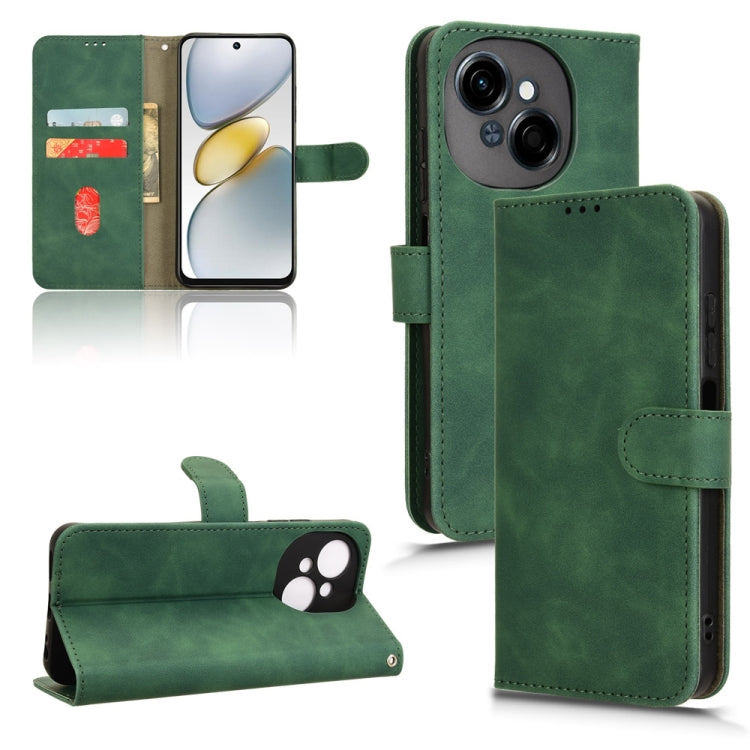 Custodia per telefono in pelle con vibrazione magnetica Skin Feel, For Tecno Camon 40 Premier, For Tecno Camon 40, For Tecno Spark 30 Pro 4G, For Tecno Spark Go 2025 / Spark Go 1