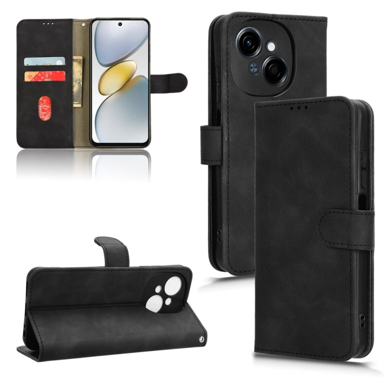 Custodia per telefono in pelle con vibrazione magnetica Skin Feel, For Tecno Pop 9, For Tecno Spark Go 5G, For Tecno Camon 30S Pro, For Tecno Pova 6 Neo