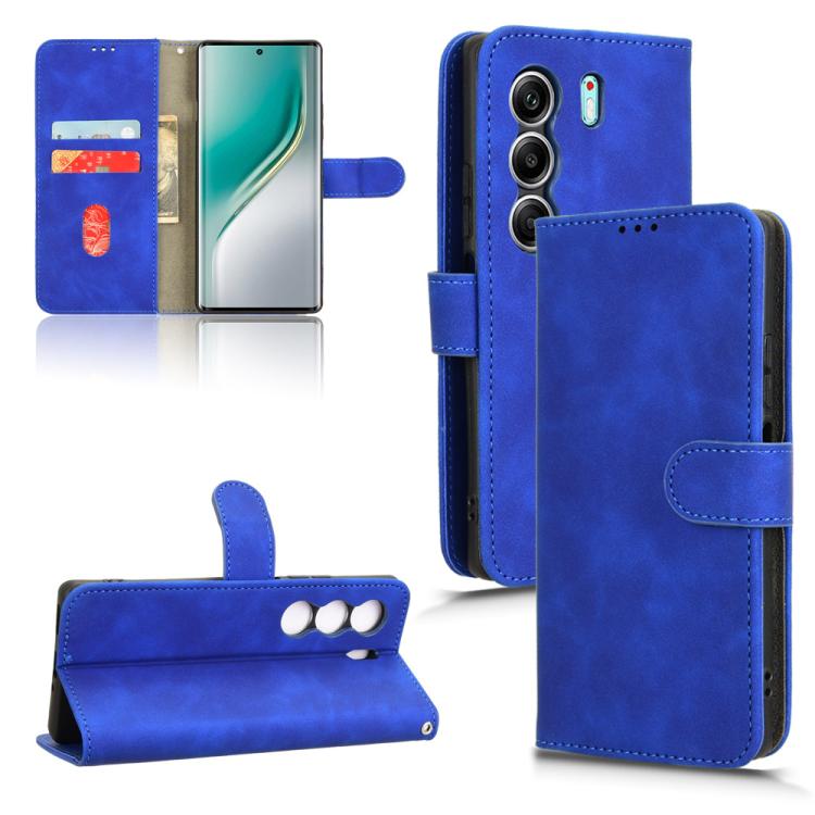 Custodia per telefono in pelle con vibrazione magnetica Skin Feel, For Tecno Camon 40 Premier, For Tecno Camon 40, For Tecno Spark 30 Pro 4G, For Tecno Spark Go 2025 / Spark Go 1