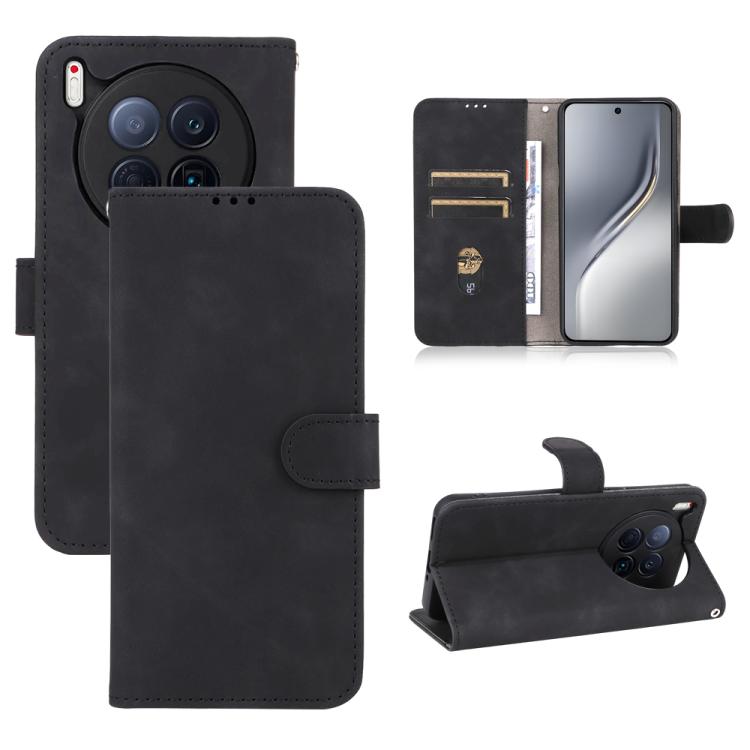 Custodia per telefono in pelle con vibrazione magnetica Skin Feel, For Tecno Camon 40 Premier, For Tecno Camon 40, For Tecno Spark 30 Pro 4G, For Tecno Spark Go 2025 / Spark Go 1