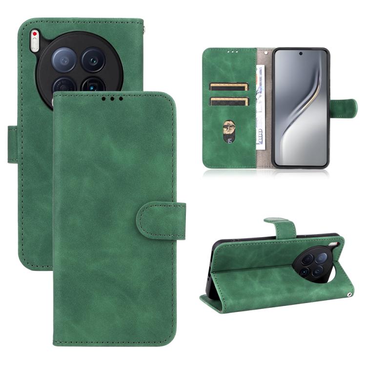 Custodia per telefono in pelle con vibrazione magnetica Skin Feel, For Tecno Camon 40 Premier, For Tecno Camon 40, For Tecno Spark 30 Pro 4G, For Tecno Spark Go 2025 / Spark Go 1
