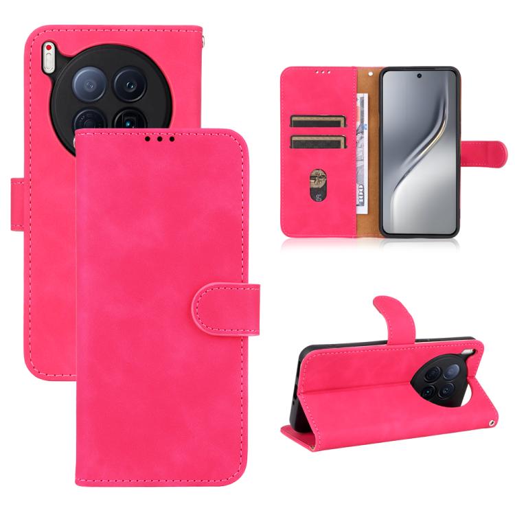 Custodia per telefono in pelle con vibrazione magnetica Skin Feel, For Tecno Camon 40 Premier, For Tecno Camon 40, For Tecno Spark 30 Pro 4G, For Tecno Spark Go 2025 / Spark Go 1