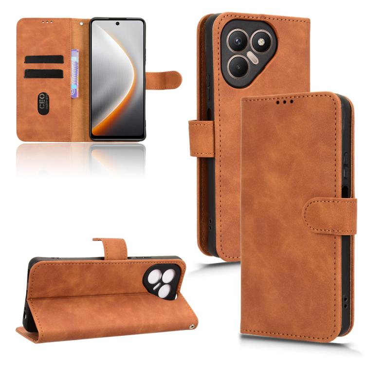 Custodia per telefono in pelle con vibrazione magnetica Skin Feel, For Tecno Pova 7 Pro 5G, For Tecno Pova 7 5G, For Tecno Spark 40 Pro+, For Tecno Spark 40 Pro 4G