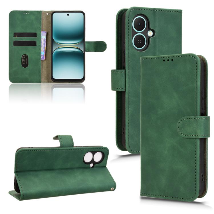 Custodia per telefono in pelle con vibrazione magnetica Skin Feel, For Tecno Spark 40 4G, For Tecno Pova 7 Ultra 5G, For Tecno Spark Go 2 4G, For Tecno Pova Curve 5G