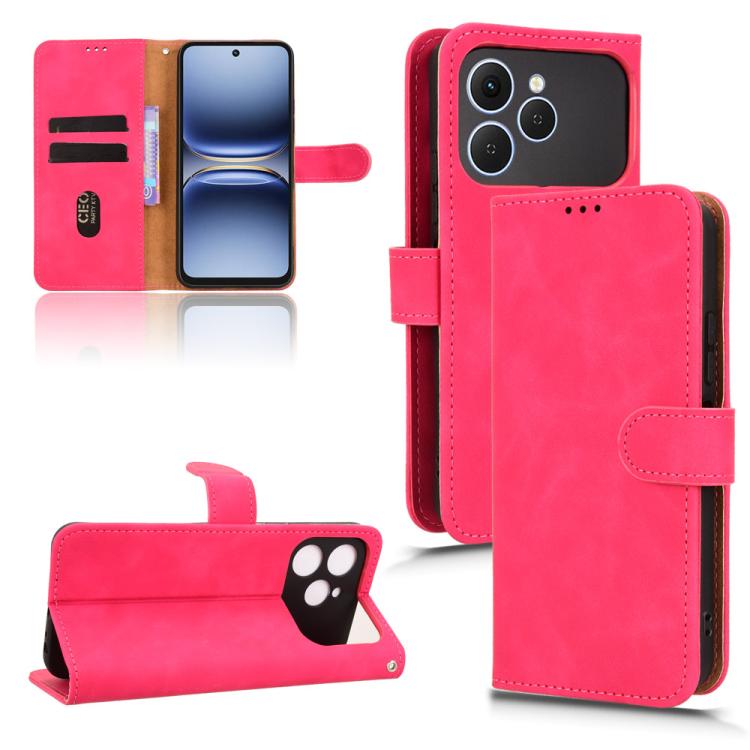 Custodia per telefono in pelle con vibrazione magnetica Skin Feel, For Tecno Spark 40 4G, For Tecno Pova 7 Ultra 5G, For Tecno Spark Go 2 4G, For Tecno Pova Curve 5G