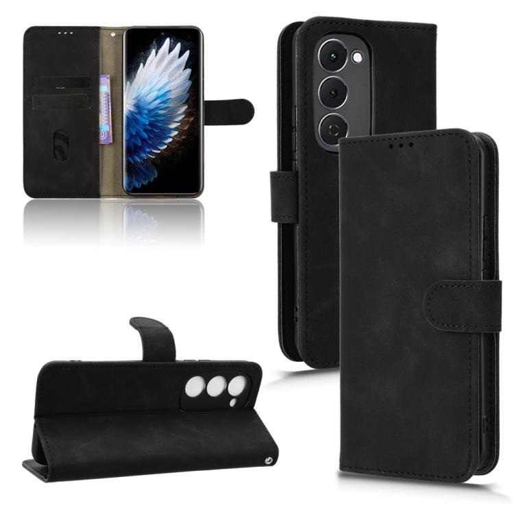 Custodia per telefono in pelle con vibrazione magnetica Skin Feel, For Tecno Pova 7 Pro 5G, For Tecno Pova 7 5G, For Tecno Spark 40 Pro+, For Tecno Spark 40 Pro 4G