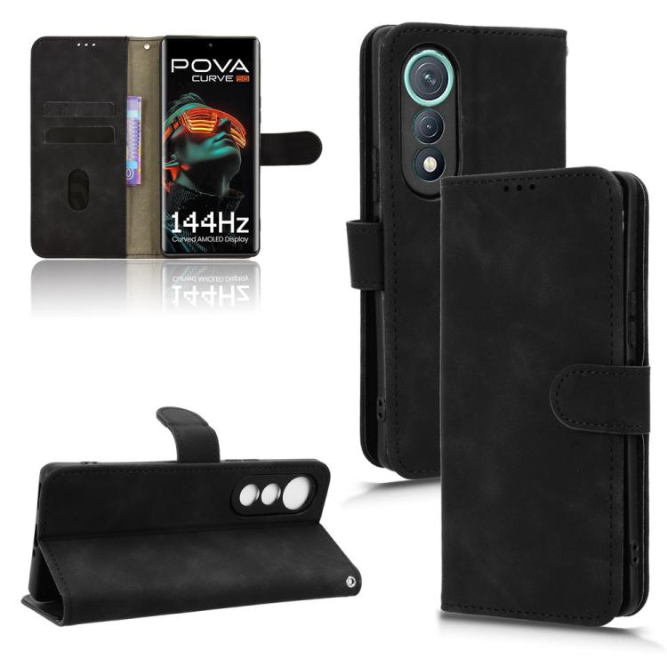 Custodia per telefono in pelle con vibrazione magnetica Skin Feel, For Tecno Spark 40 4G, For Tecno Pova 7 Ultra 5G, For Tecno Spark Go 2 4G, For Tecno Pova Curve 5G
