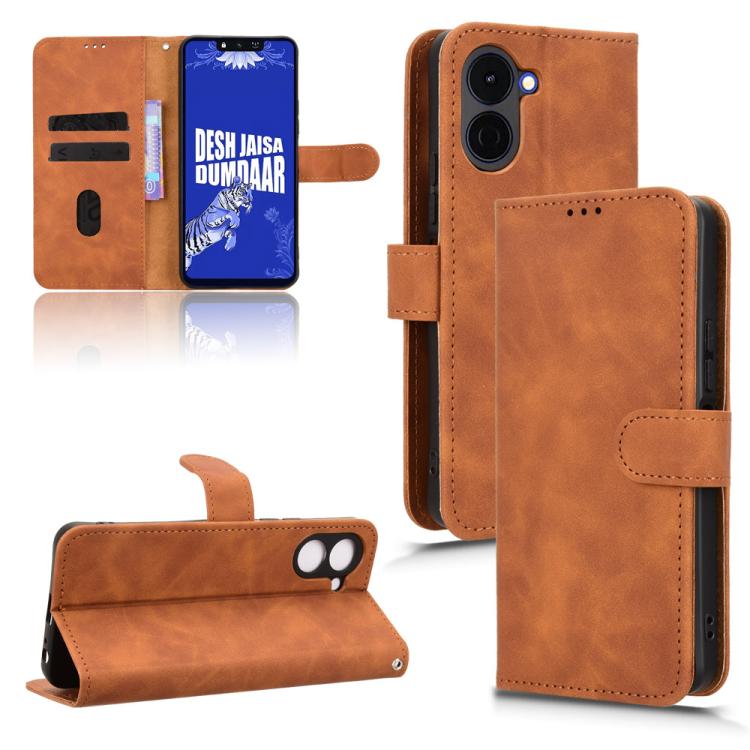 Custodia per telefono in pelle con vibrazione magnetica Skin Feel, For Tecno Camon 50 Pro 4G, For Tecno Camon 50 4G, For Tenco Spark Go 3, For Tecno Spark Slim 5G