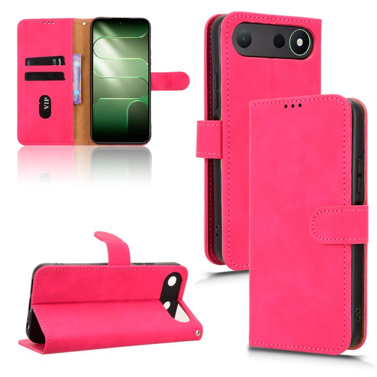 Custodia per telefono in pelle con vibrazione magnetica Skin Feel, For Tecno Camon Slim 4G, For Tecno Pova 8 5G, For Tecno Spark 50 5G, For Tecno Pova Curve 2 5G