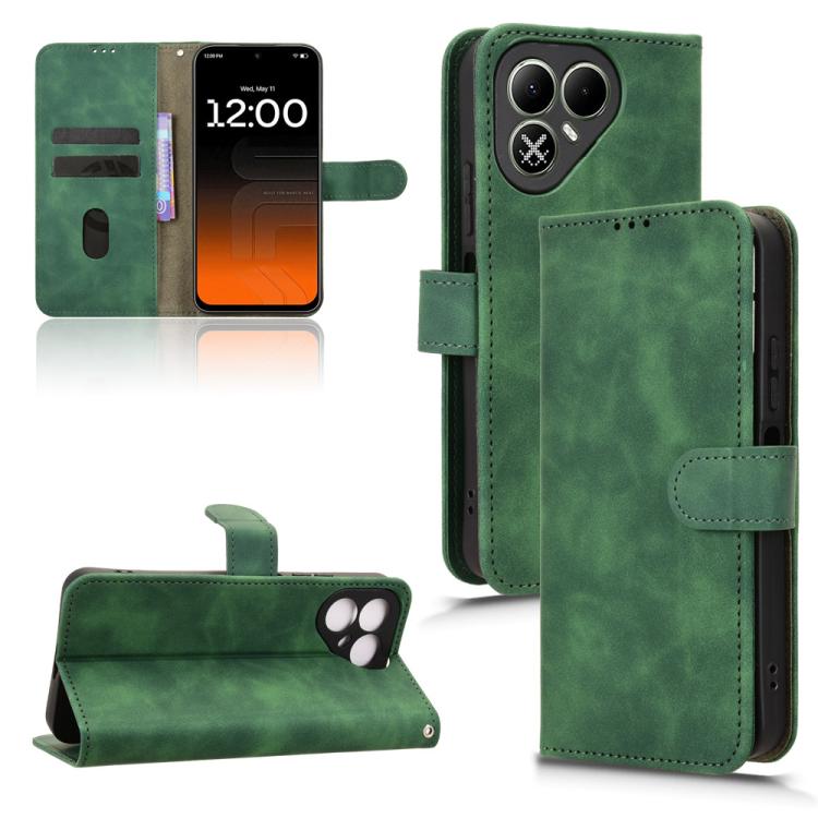 Custodia per telefono in pelle con vibrazione magnetica Skin Feel, For Tecno Camon Slim 4G, For Tecno Pova 8 5G, For Tecno Spark 50 5G, For Tecno Pova Curve 2 5G