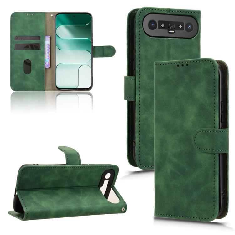 Custodia per telefono in pelle con vibrazione magnetica Skin Feel, For Tecno Camon Slim 4G, For Tecno Pova 8 5G, For Tecno Spark 50 5G, For Tecno Pova Curve 2 5G