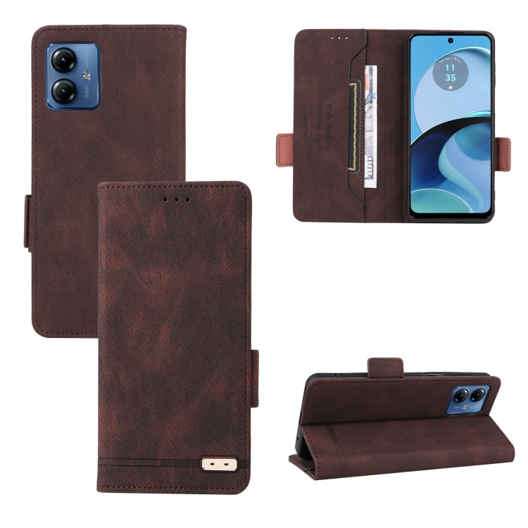 Custodia per telefono in pelle con chiusura magnetica, For Motorola Moto G14, For Motorola Edge 40
