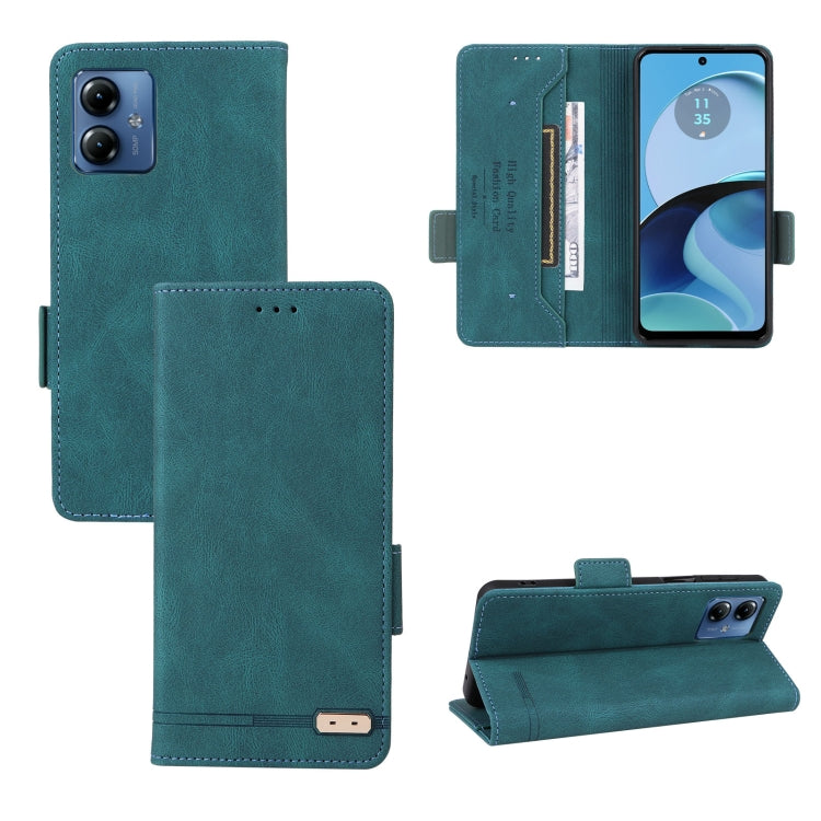 Custodia per telefono in pelle con chiusura magnetica, For Motorola Moto G14, For Motorola Edge 40