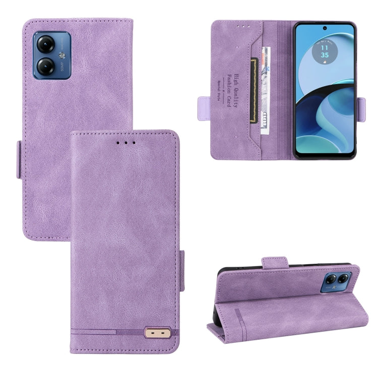 Custodia per telefono in pelle con chiusura magnetica, For Motorola Moto G14, For Motorola Edge 40