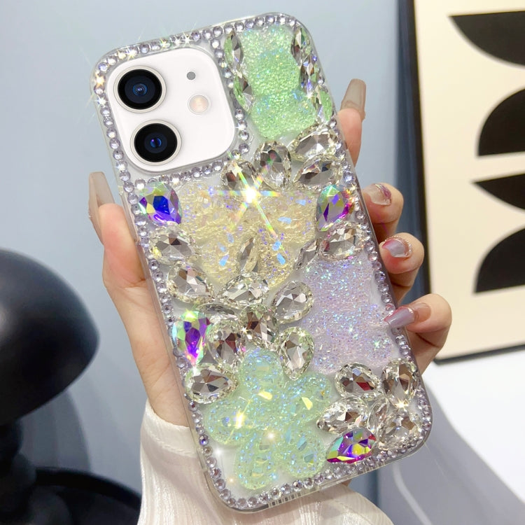 Custodia per telefono in TPU con diamante pieno con fiocco in cristallo di ghiaccio, For iPhone 14 Plus, For iPhone 14, For iPhone 14 Pro, For iPhone 14 Pro Max, For iPhone 13 Pro Max, For iPhone 13 Pro, For iPhone 13, For iPhone 12, For iPhone 12 Pro ...