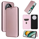 Custodia per telefono in pelle con vibrazione in fibra di carbonio, For Realme 11 Pro / 11 Pro+