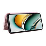 Custodia per telefono in pelle con vibrazione in fibra di carbonio, For Realme 11 Pro / 11 Pro+