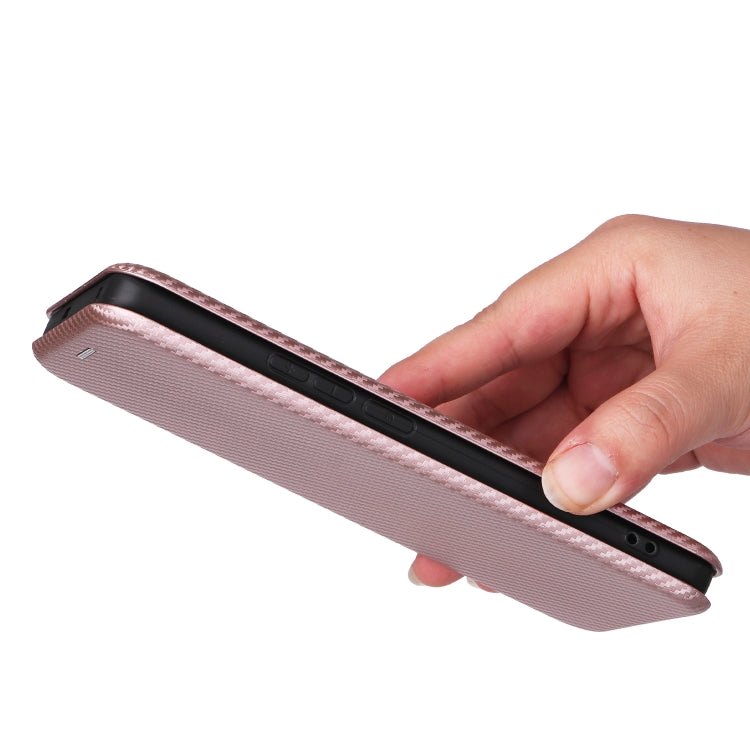 Custodia per telefono in pelle con vibrazione in fibra di carbonio, For Realme 11 Pro / 11 Pro+