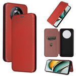 Custodia per telefono in pelle con vibrazione in fibra di carbonio, For Realme 11 Pro / 11 Pro+