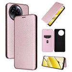Custodia per telefono in pelle con vibrazione in fibra di carbonio, For Realme GT5 5G, For Realme 11 5G / 11x, For Realme C53 4G / Narzo N53 4G, For Realme 11 5G