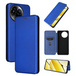 Custodia per telefono in pelle con vibrazione in fibra di carbonio, For Realme GT5 5G, For Realme 11 5G / 11x, For Realme C53 4G / Narzo N53 4G, For Realme 11 5G