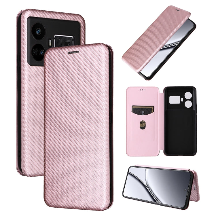 Custodia per telefono in pelle con vibrazione in fibra di carbonio, For Realme GT5 5G, For Realme 11 5G / 11x, For Realme C53 4G / Narzo N53 4G, For Realme 11 5G