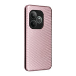 Custodia per telefono in pelle con vibrazione in fibra di carbonio, For Realme GT Neo6 / GT Neo6 SE, For Realme C61 / C63, For Realme C67 4G, For Realme 11 4G Global