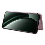 Custodia per telefono in pelle con vibrazione in fibra di carbonio, For Realme GT Neo6 / GT Neo6 SE, For Realme C61 / C63, For Realme C67 4G, For Realme 11 4G Global