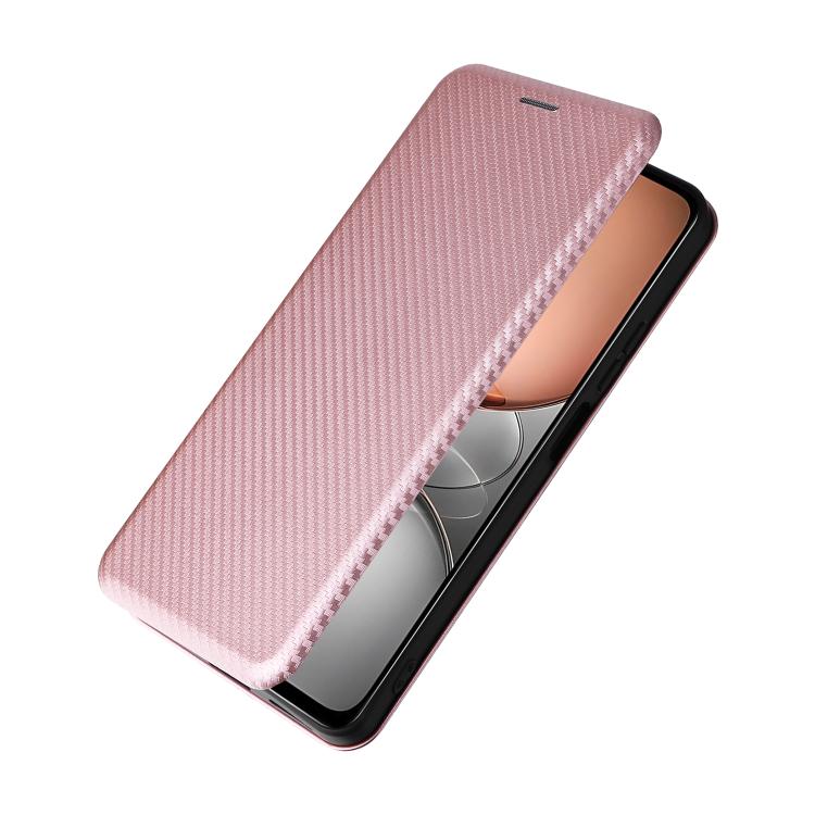 Custodia per telefono in pelle con vibrazione in fibra di carbonio, For Realme C75 4G, For Realme CT7 Pro, For Realme 13 Pro / 13 Pro+, For Realme GT 6 / GT 6T