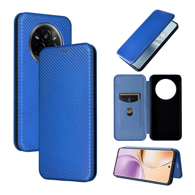 Custodia per telefono in pelle con vibrazione in fibra di carbonio, For Realme 14 5G Global, For Realme Neo7x 5G, For Realme P3 Pro 5G, For Realme 14 Pro 5G Global