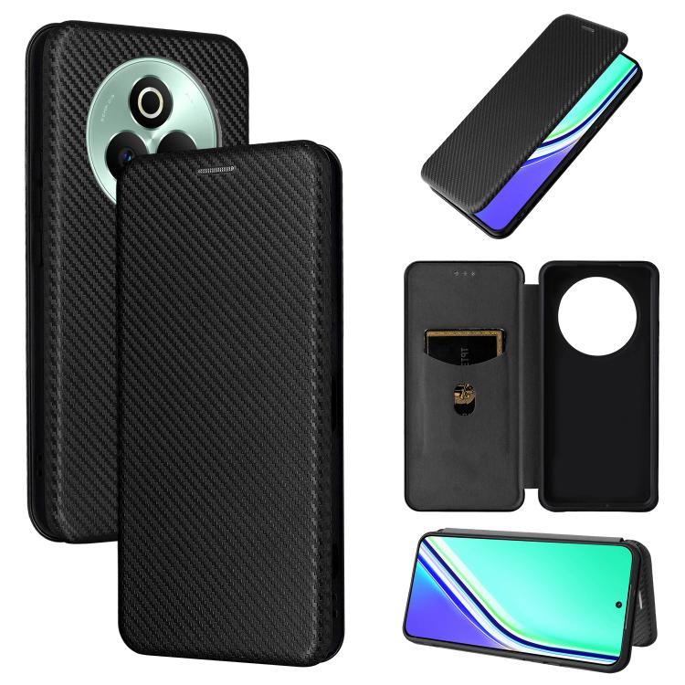 Custodia per telefono in pelle con vibrazione in fibra di carbonio, For Realme 14 5G Global, For Realme Neo7x 5G, For Realme P3 Pro 5G, For Realme 14 Pro 5G Global