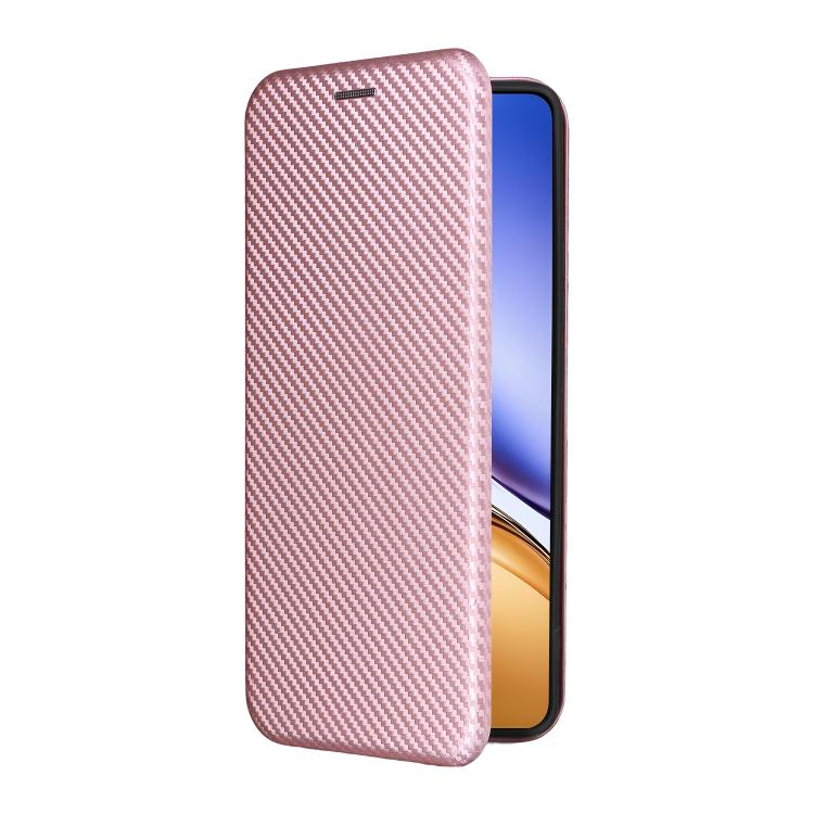 Custodia per telefono in pelle con vibrazione in fibra di carbonio, For Realme 14 5G Global, For Realme Neo7x 5G, For Realme P3 Pro 5G, For Realme 14 Pro 5G Global
