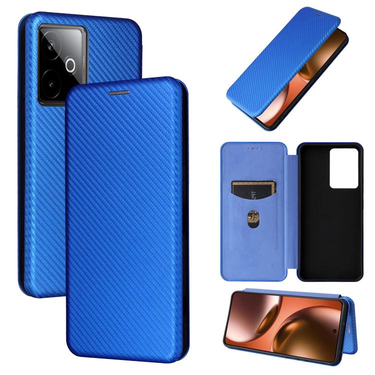 Custodia per telefono in pelle con vibrazione in fibra di carbonio, For Realme 14 5G Global, For Realme Neo7x 5G, For Realme P3 Pro 5G, For Realme 14 Pro 5G Global