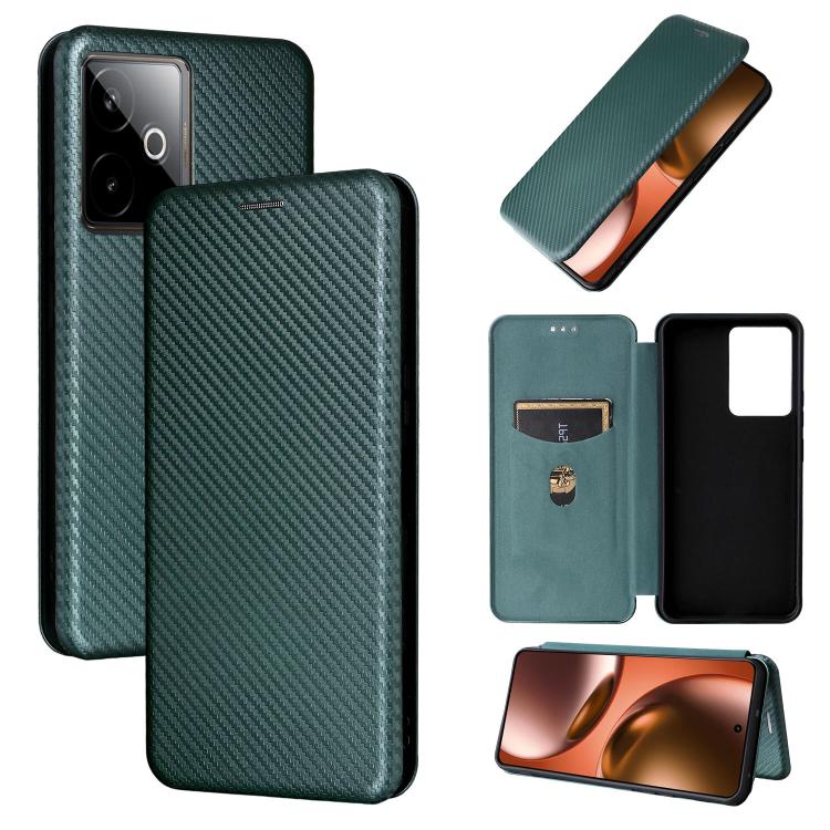 Custodia per telefono in pelle con vibrazione in fibra di carbonio, For Realme 14 5G Global, For Realme Neo7x 5G, For Realme P3 Pro 5G, For Realme 14 Pro 5G Global